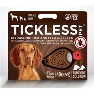 Tickless Tickless teek en vlo afweer voor hond en kat - Bruin