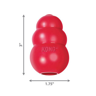 KONG KONG Classic Rot Small 4,5 x 4,5 x 7,5 cm