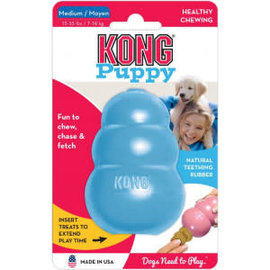 KONG KONG Puppy medium blauw 8,5x5,5x5,5cm