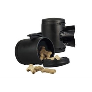 Flexi Poepzak/Snackbox Zwart