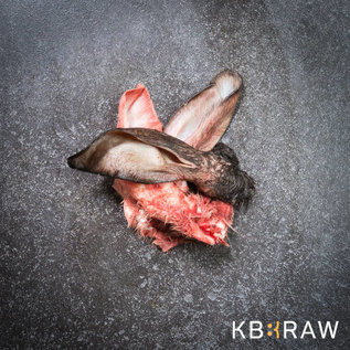 KB RAW Rabbit ears - KB Extra - 500gr