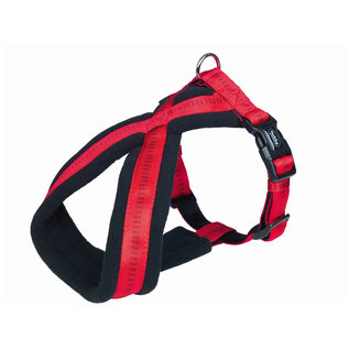Nobby Harness "Soft grip comfort" Red 35-50x2.5/5.0cm S