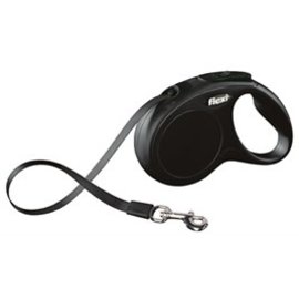 Flexi Flexi - Classic - Tape Zwart 5 Meter - Large