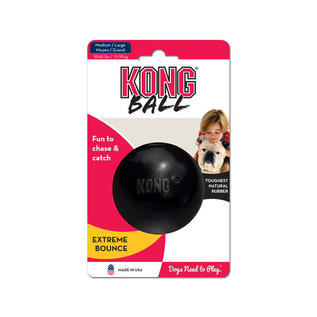 KONG KONG - Extreme ball Schwarz Mittel 7,6 cm