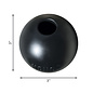 KONG KONG - Extreme ball Schwarz Mittel 7,6 cm