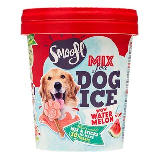 Smoofl Smoofl ice cream mix for dog Watermelon 160gr