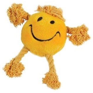 Happy Pet Pluche Smiley Geel 29cm