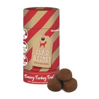 cupid & Comet Luxury Turkey Truffles Kalkoen/Cranberry/Kruiden 100gr