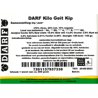 DARF DARF BIO- Goat/Chicken - 1kg
