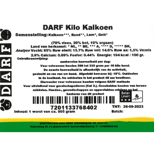 DARF DARF - Kalkoen - 1kg