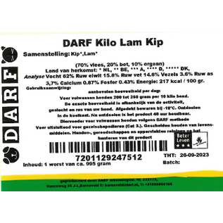 DARF DARF - Lamb/Chicken - 1kg
