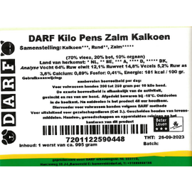 DARF DARF - Pens/Zalm/Kalkoen - 1kg