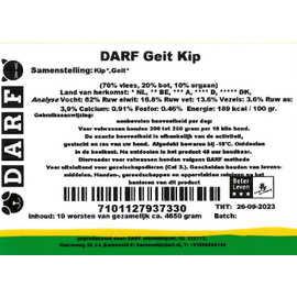 DARF DARF - Geit/Kip - 19x245gr (4,65kg)