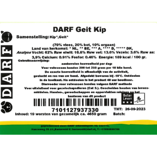 DARF DARF - Ziege/Huhn - 19x245gr (4,65kg)
