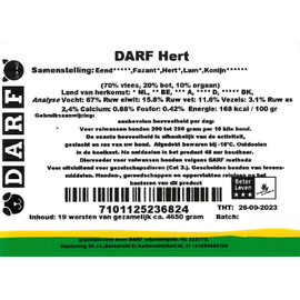 DARF DARF - Hirschmischung - 19x245gr (4,65kg)