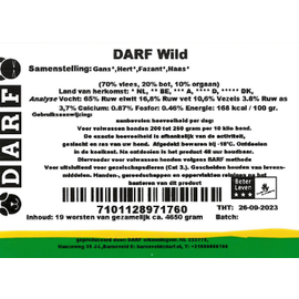 DARF DARF Wild KVV 19 x 245 g (4,65 kg)