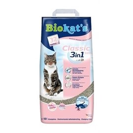 Biokat's Biokat's Cat Litter Classic 3 in 1 Fresh Baby Powder - 10ltr