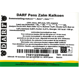 DARF DARF - Pens/Salmon/Turkey - 19x245gr (4.65kg)