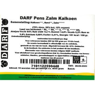 DARF DARF Tripe/Salmon/Turkey 19x245gr (4.65kg)