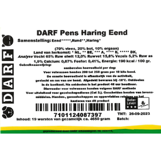 DARF DARF Tripe/Herring/Duck 19x245gr (4.65kg)