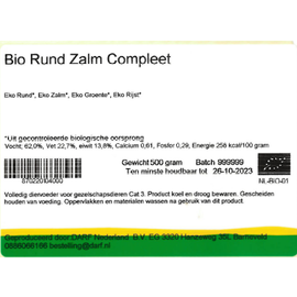 DARF DARF - Beef/Lachs Complete - Frischfleischscheiben - 500gr