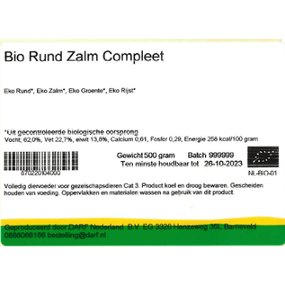 DARF DARF - Rund/Zalm Compleet - vers vleesschijfjes - 500gr