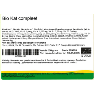 DARF DARF - BIO Cat Complete Discs - 500gr