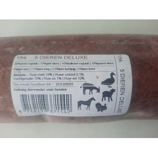 DogMeat 5-Animals Deluxe - 1kg - DogMeat