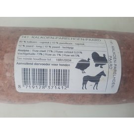 DogMeat Truthahn - Perlhuhn - Pferd - 1kg - DogMeat