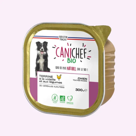 CaniChef CaniChef BIO - Geflügelterrine für Hunde getreidefrei - 300gr