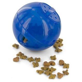 Petsafe Slimcat voerbal - Blauw