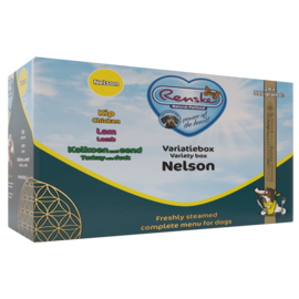 Renske Renske Fresh Meat Variation Box NELSON Chicken / Lamb / Turkey and Duck 24X395 GR