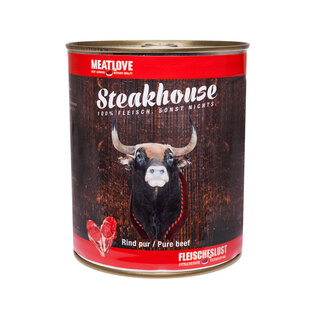 Fleischeslust Steakhouse - Blik pure beef - 800gr