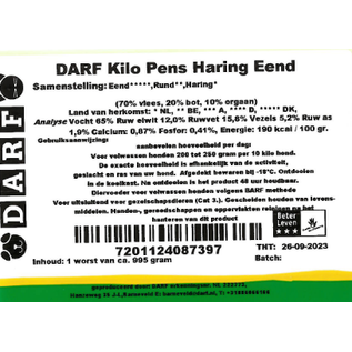 DARF DARF - Pens/Herring/Duck - 1kg