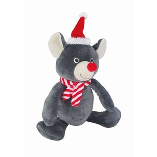 Nobby Pluche Xmas Muis - 39cm