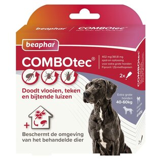 Beaphar COMBOtec® Spot-On hond 40-60kg 2 pipetten