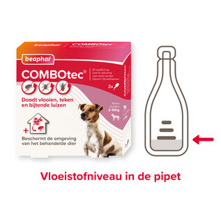 Beaphar COMBOtec® Spot-On Hund 2-10kg 2 Pipetten