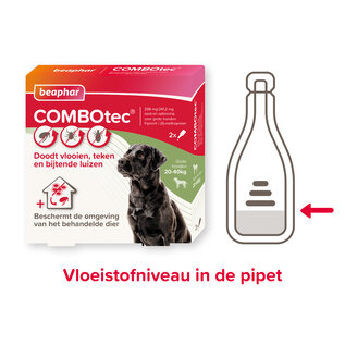 Beaphar COMBOtec® Spot-On hond 20-40kg 2 pipetten