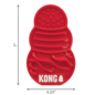 KONG KONG - Licks - Likmat TPE Large - 18x12x4cm