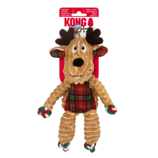 KONG KONG - Holiday Floppy Knots - Reindeer small/medium - 24cm