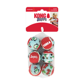 KONG KONG - Holiday Squeakair - Balls 6 Pack Small - 5cm