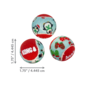 KONG KONG - Holiday Squeakair - Balls 6 Pack Small - 5cm