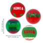 KONG KONG - Holiday Occasions - Ballen 4 stuks Medium - 6.5.cm