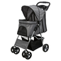 Trixie Hundebuggy Grau 47x80x100cm Bis 15kg