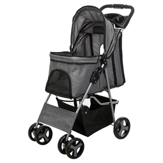 Trixie Hundebuggy Grau 47x80x100cm Bis 15kg