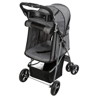 Trixie Hundebuggy Grau 47x80x100cm Bis 15kg