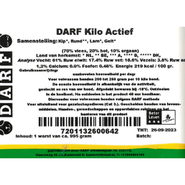 DARF DARF BIO - Actief - 1kg