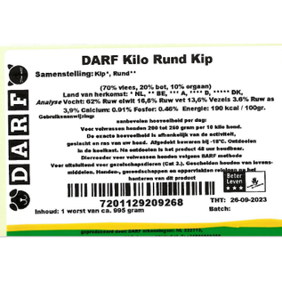 DARF DARF BIO - Beef/Chicken - 1kg
