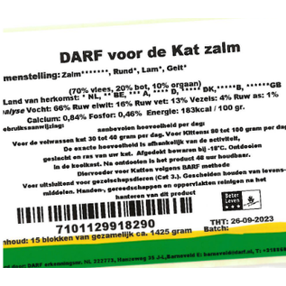 DARF DARF voor de kat Zalm - 1.425kg (15x95gr)