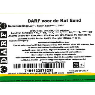 DARF DARF voor de Kat Eend - 1.425kg (15x95gr)